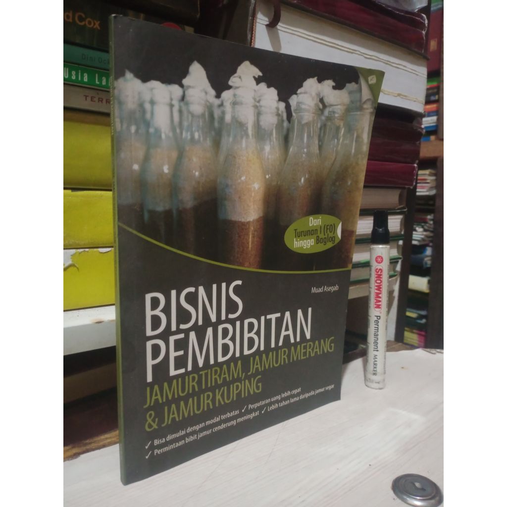 buku bisnis pembibitan jamur tiram, jamur merang & jamur kuping