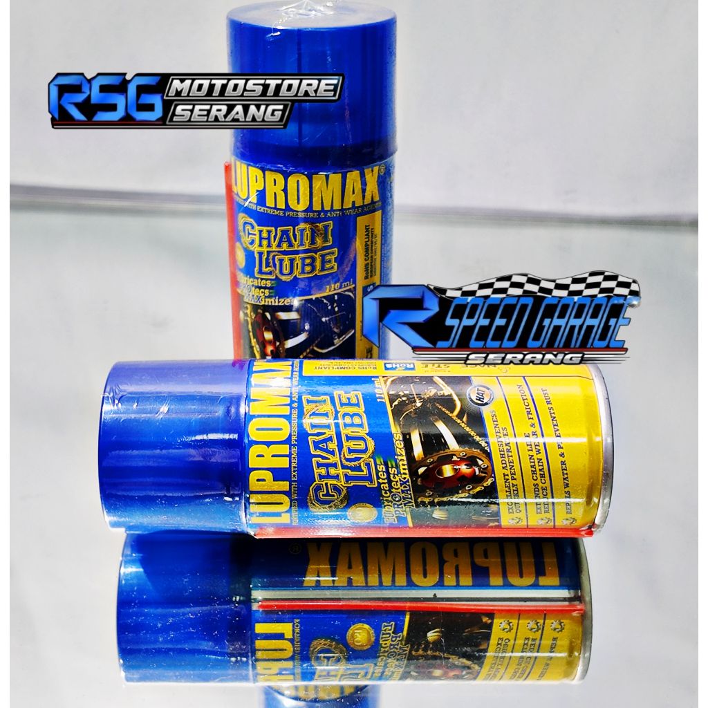 PELUMAS RANTAI LUPROMAX CHAIN LUBE OIL SPRAY 110 ML