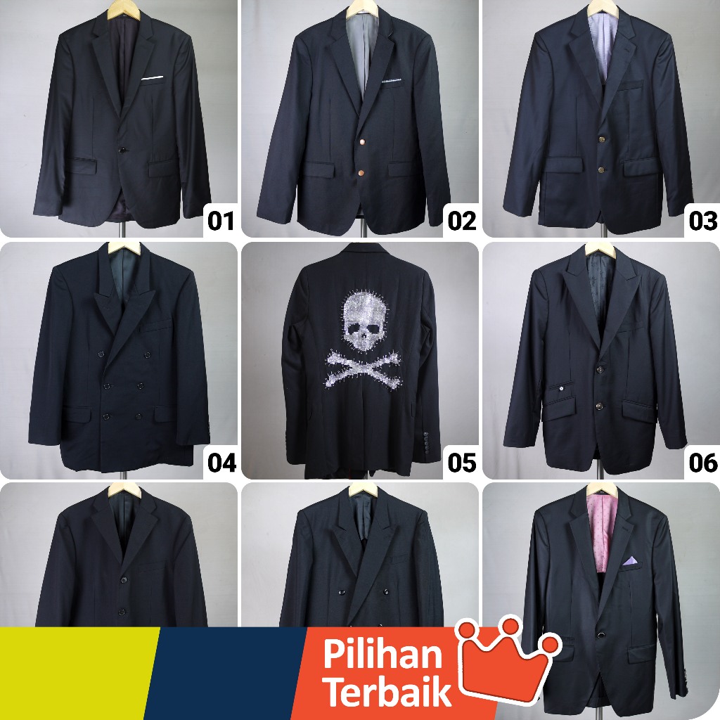 jas hitam / jas premium / Jas pria cowo akad  semi formal  wool nikah  wisuda