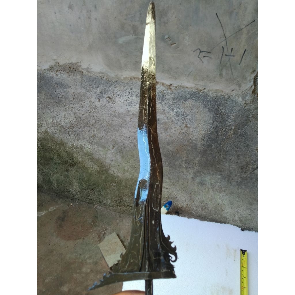 bilah keris bali 41 cm luk 3 garap standart (B5)