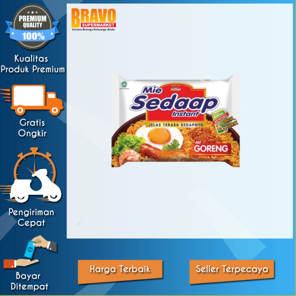 Bravo Supermarket Tulungagung -Sedap Mie Goreng