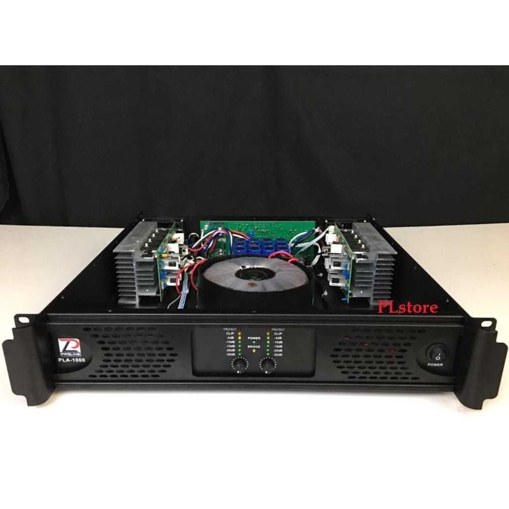 Power Amplifier Pasline PLA 1000 PLA1000 PLA-1000 2 Channel Original