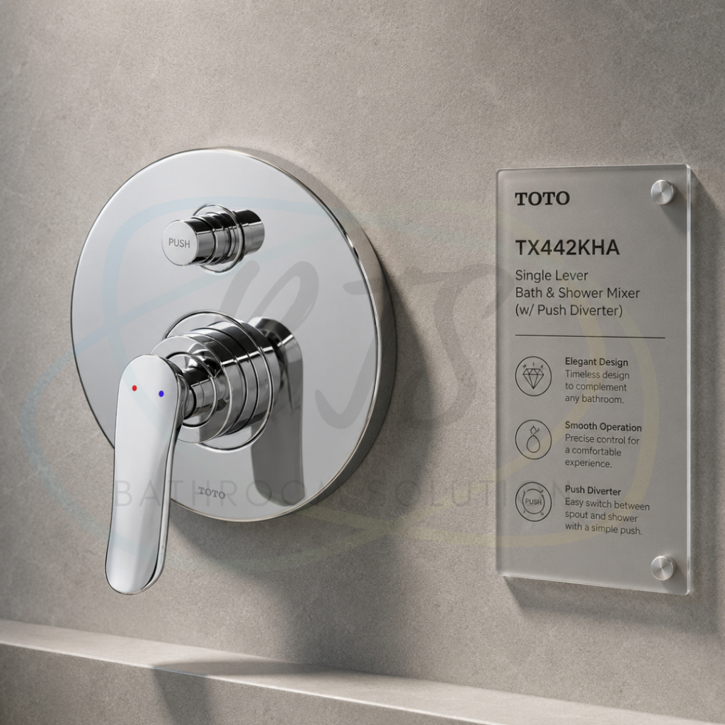 Shower Mixer ORIGINAL TOTO TX442KHA / Kran shower mixer panas dingin TOTO TX 442 KHA / TX442 KHA/TX 