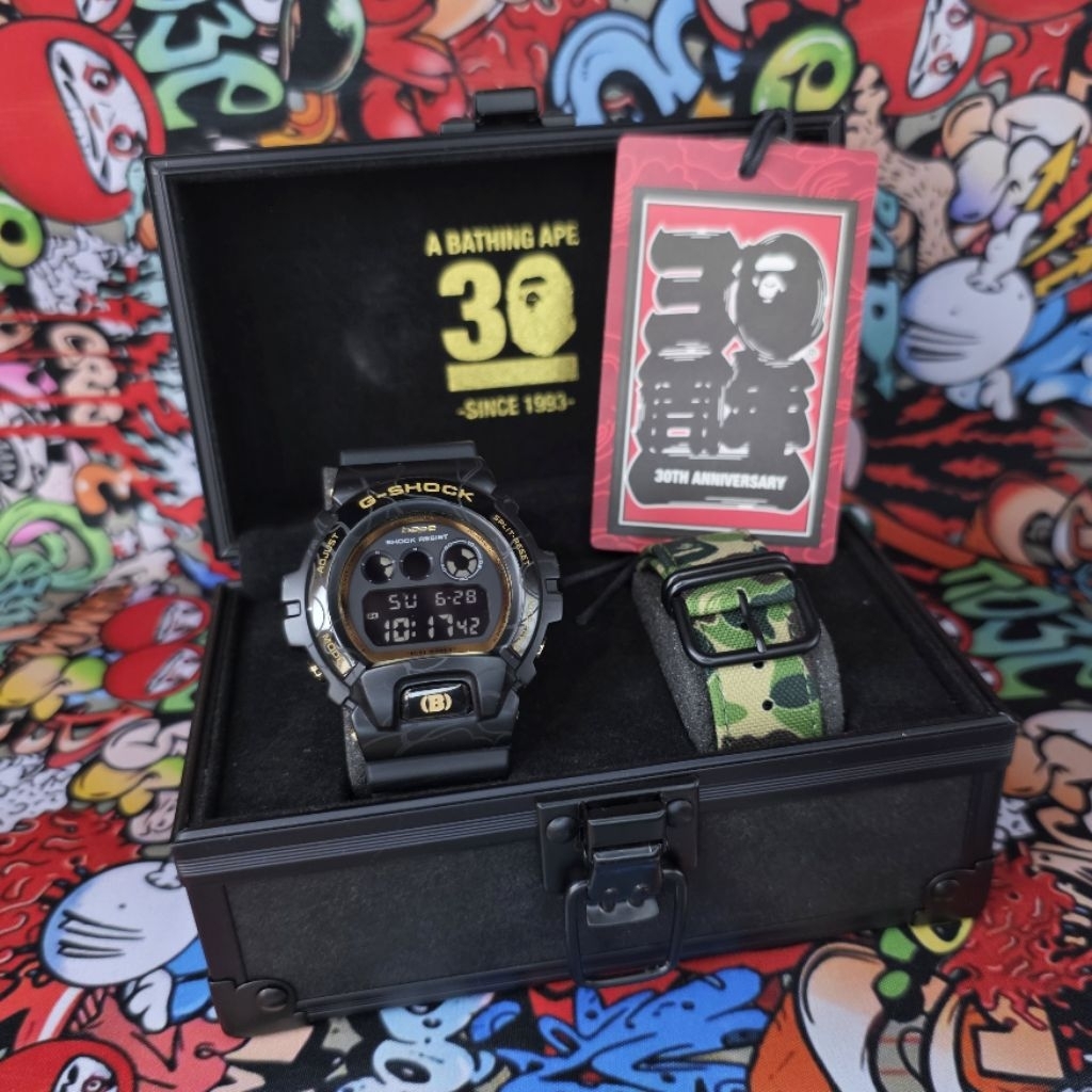 Jam tangan Original Gshock G-Shock GM-6900BAPE GM6900BAPE 30th Anniversary