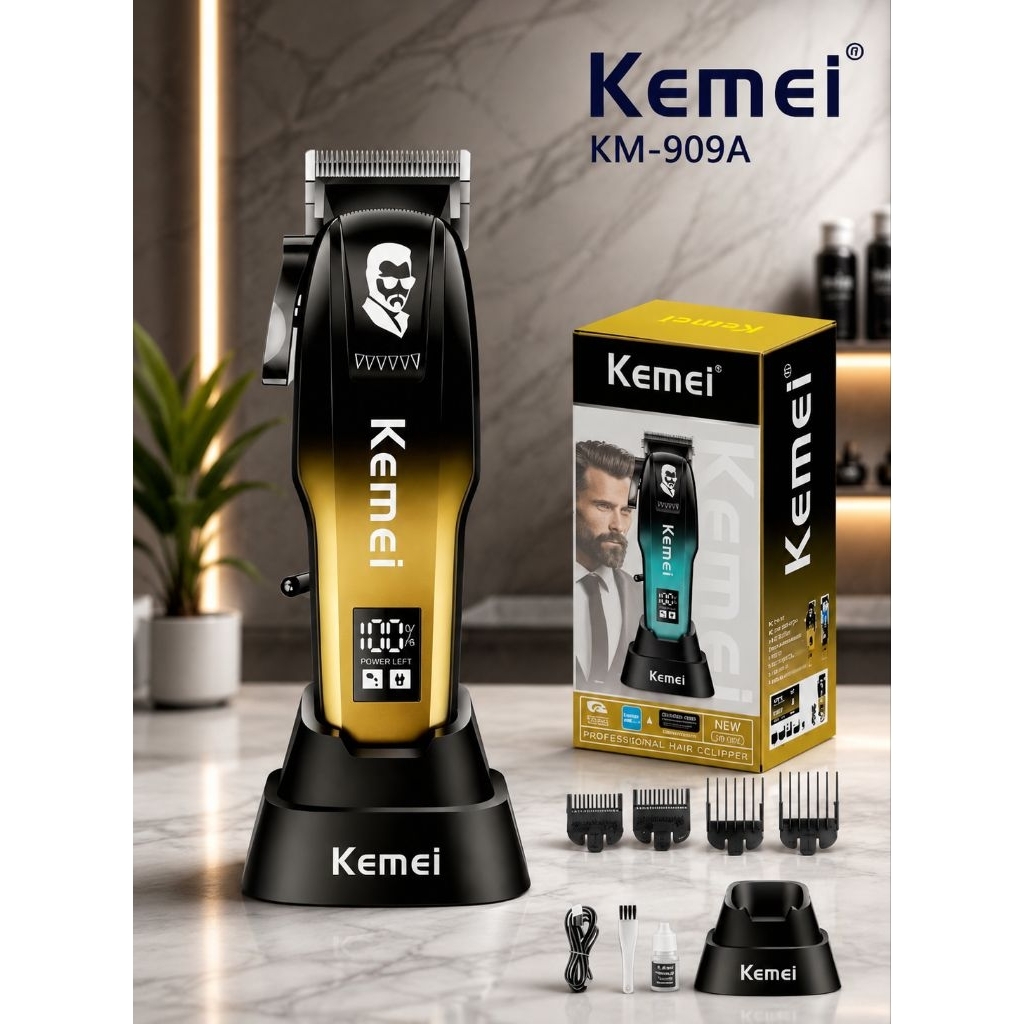 Alat Cukur Rambut Set Kemei KM-909A