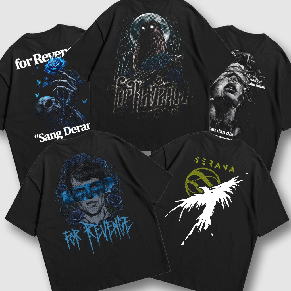 Kaos For Revenge Original, For Revenge, Kaos For Revenge Sadrah, Kaos For Revenge Jeda, Kaos For Rev