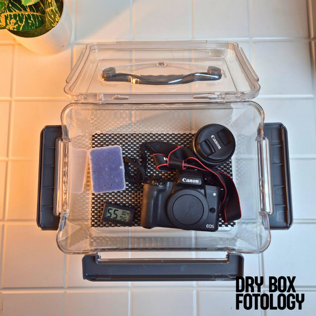 Dry Box Kamera Kit Silica Gel Anti Jamur Serap Lembab untuk Lensa dan Kamera