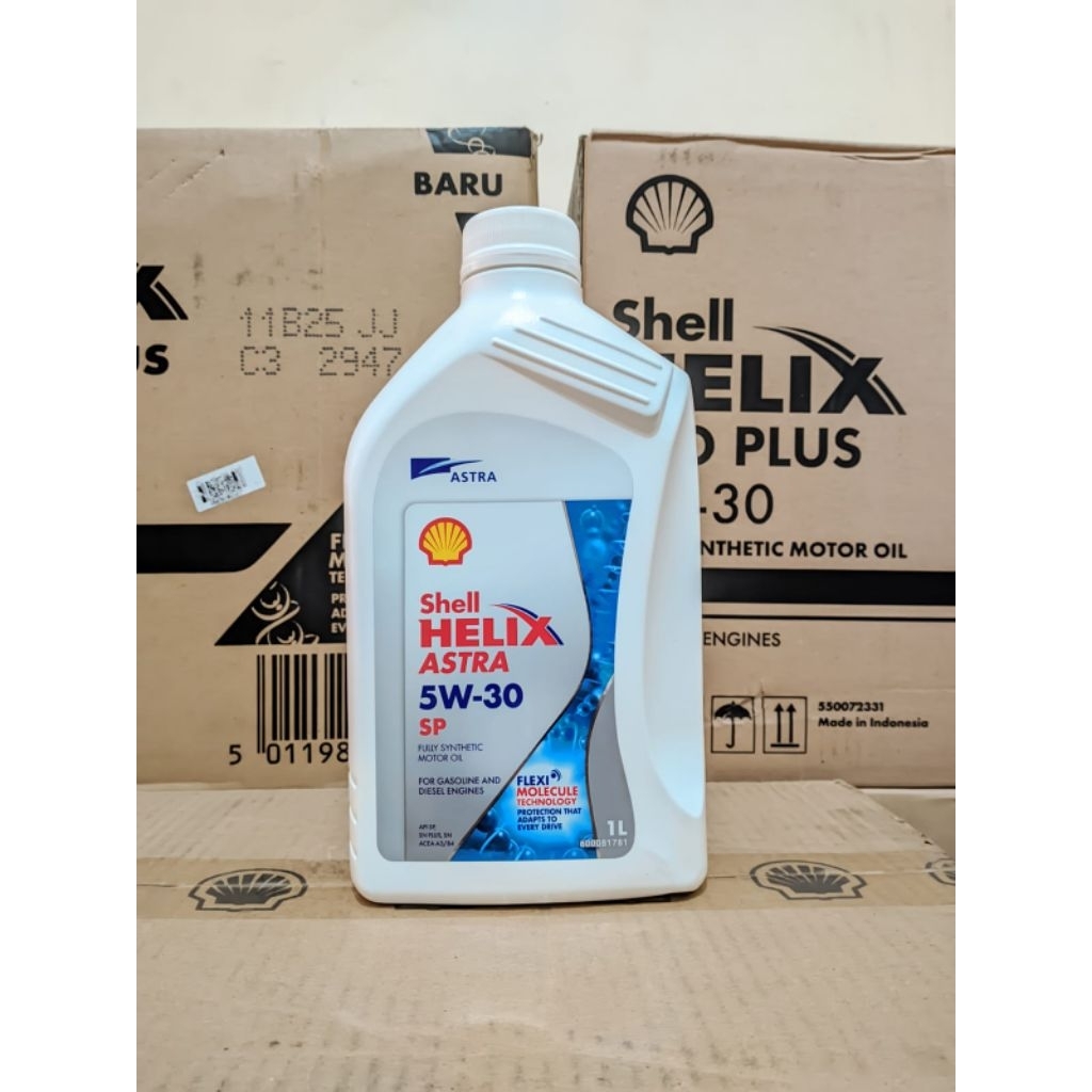 OLI MESIN SHELL HELIX ASTRA 5W-30 KEMASAN 1 LITER