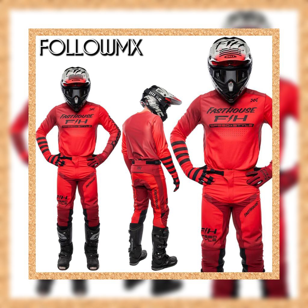 Jersey set fasthouse motocross Jersey pants fasthouss cross trail adventure Jersey pants fasthouse  