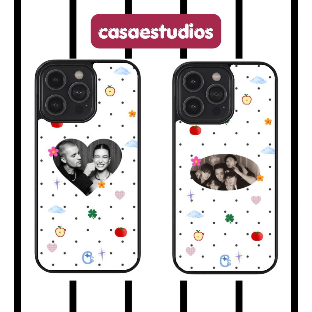 PHONE CASE CASING UNTUK IPHONE/ANDROID PHOTOBOOTH PHOTO PHONE CASE COUPLE OR IDOL CUSTOM
