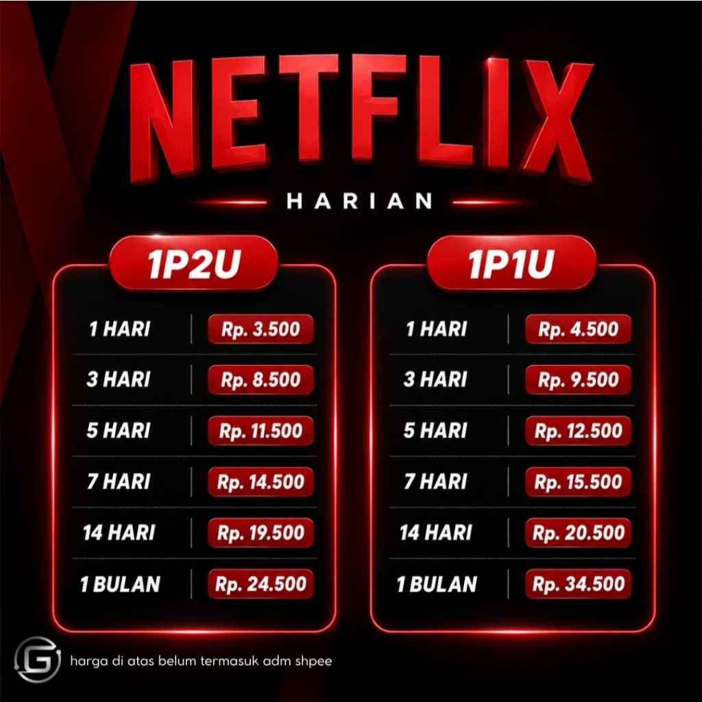 Netflix Harian Premium 4K UHD FULL GARANSI Fast Respon