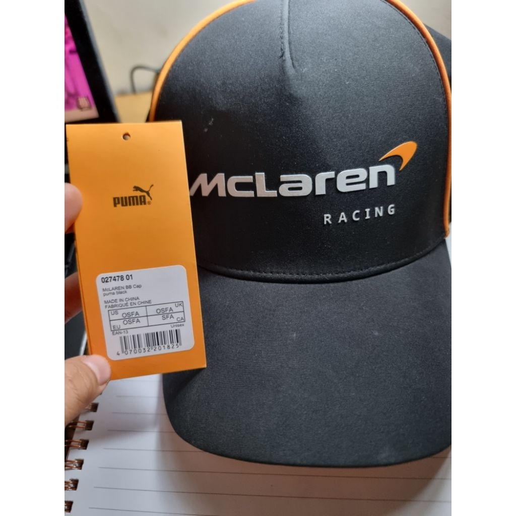 preloved ori mclaren bb cap puma (black)