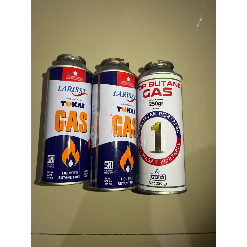 gas portable, kosongan