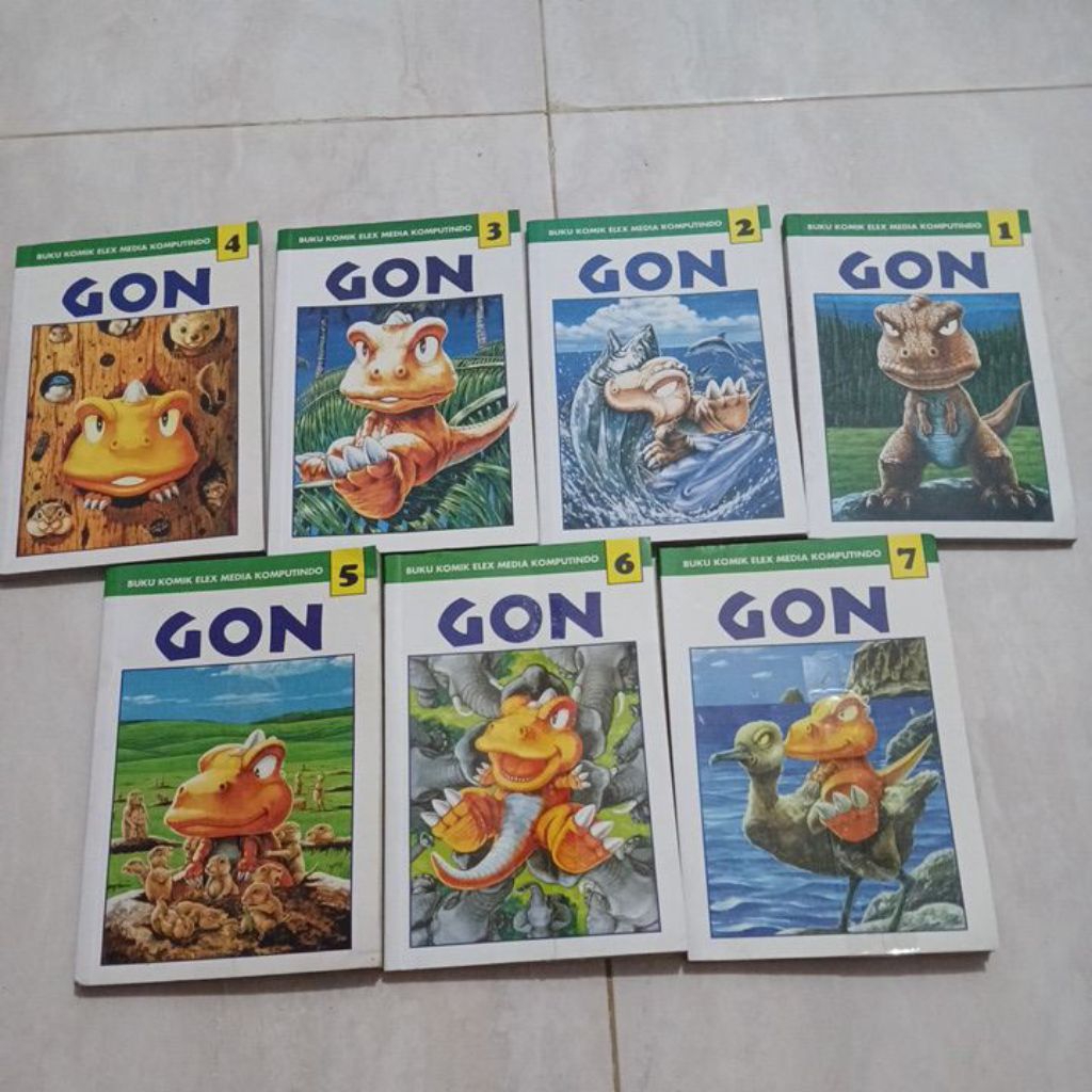 KOMIK GON/GONG 1-7 Tamat. MASASHI TANAKA.
