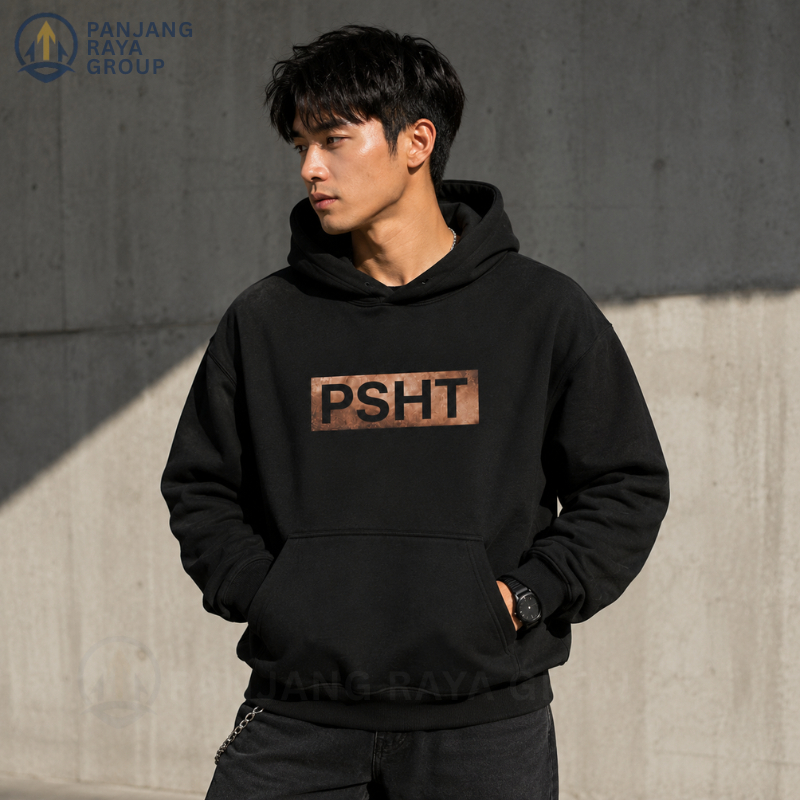 Hoodie PSHT Persaudaraan Setia Hati Terate Fleece Pria Wanita Manual Discharge Sweater COD | PRG