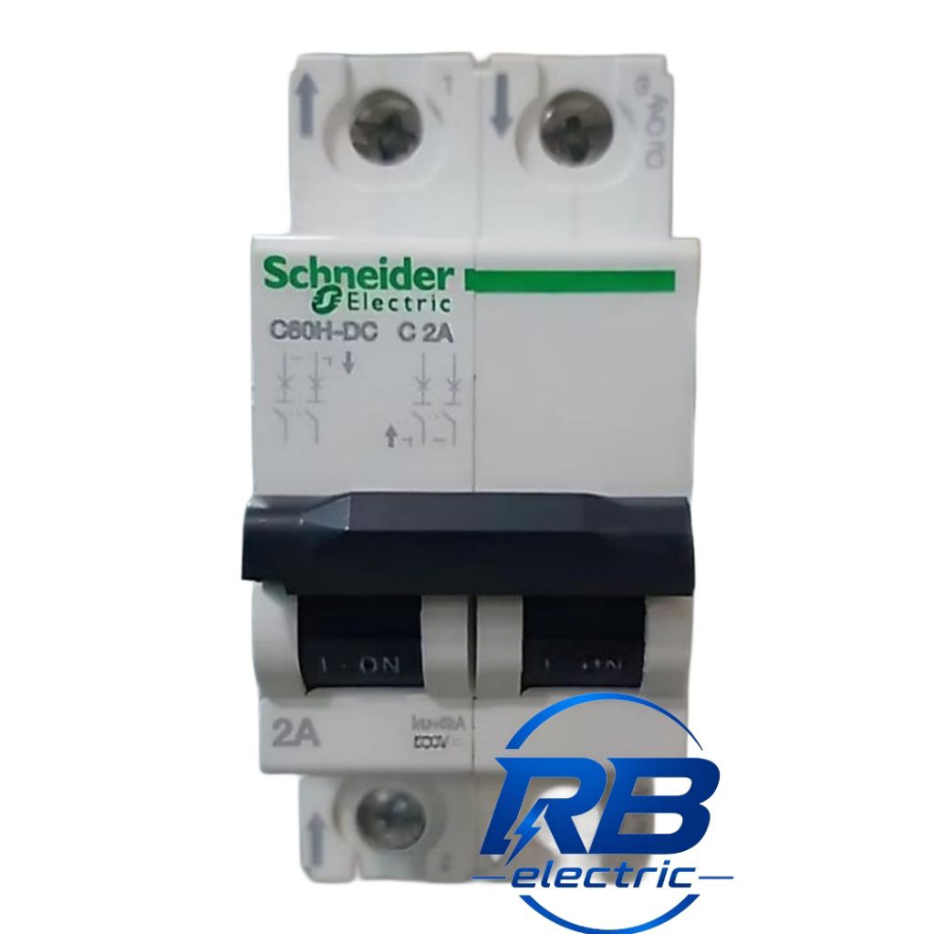 MCB DC SCHNEIDER C60H-DC 2P 6A, 10A, 16A, 20A SNI MCB DC 2 POLE