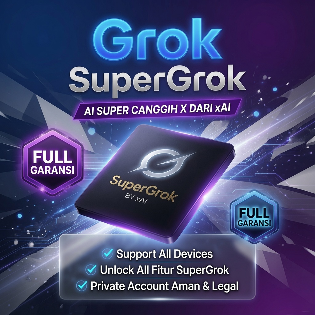Super Grok AI Premium Terbaru Grok – Private & Sharing 1 Bulan Bergaransi