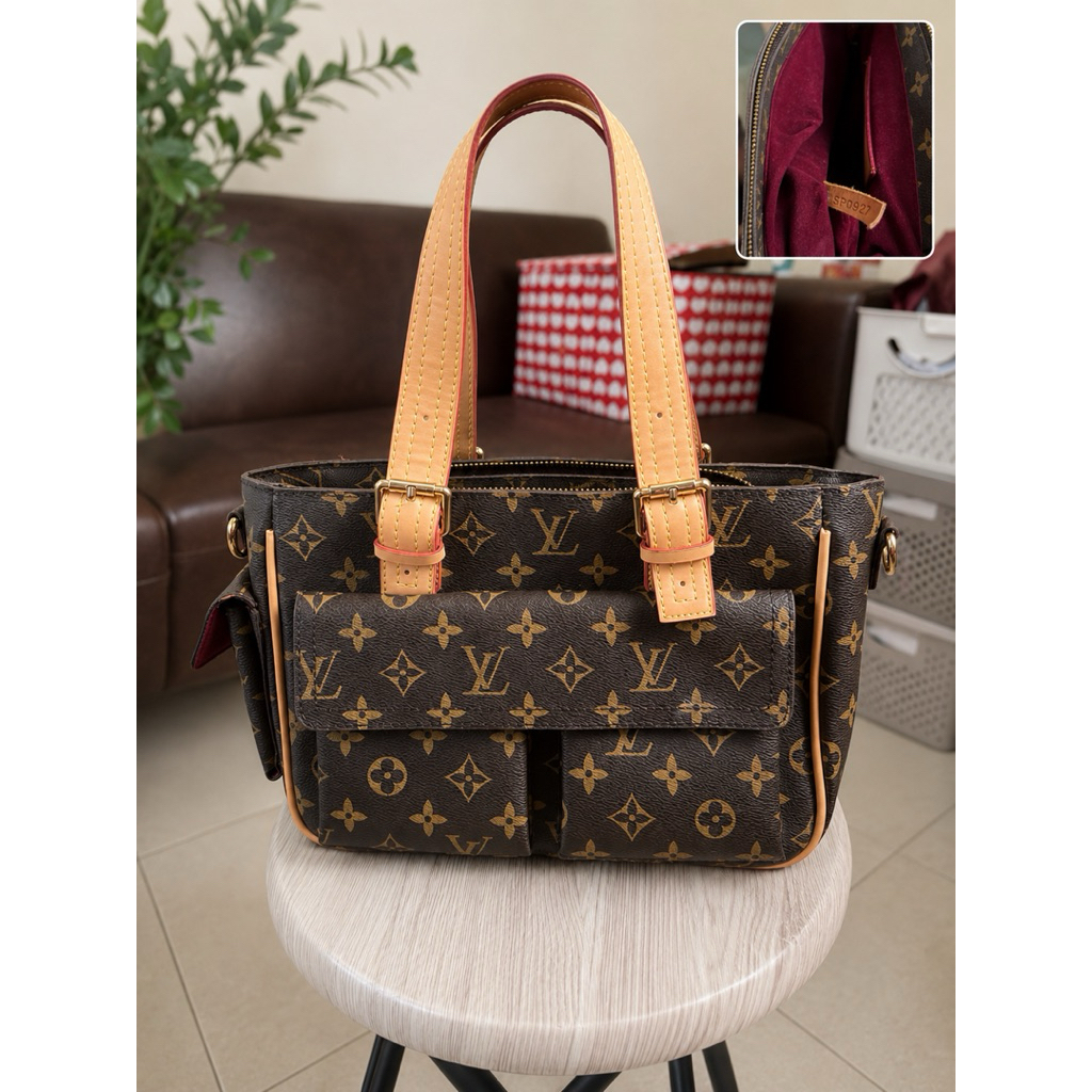 elpong LV tas tophandle jinjing tote