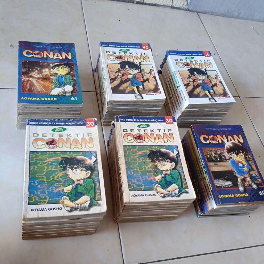 Komik Detektif Conan Set 10 buku Original