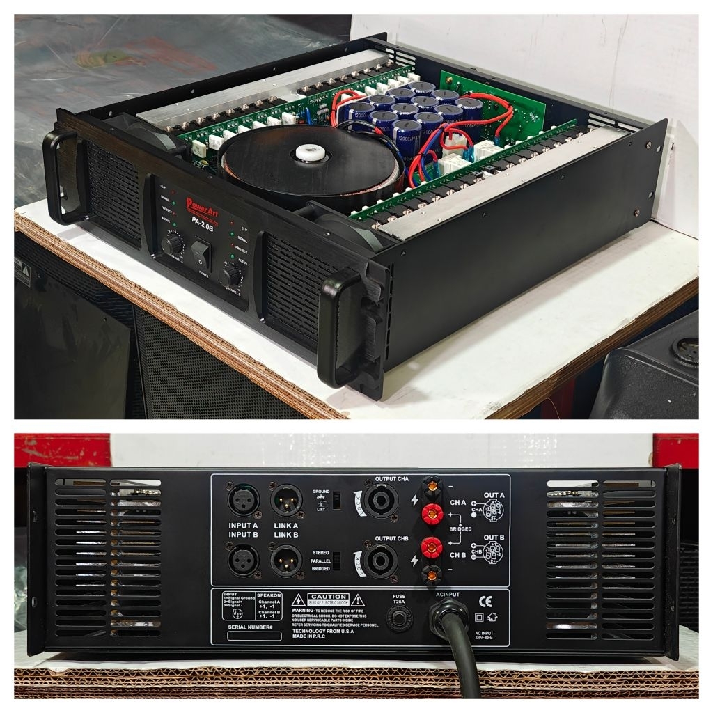 Power Amplifier / Power Art PA-2.0B / Kelas GB / 2 Channel / PowerArt PA 2.0 B PA 2.0B PA2.0 B PA2.0