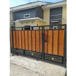 Pintu Gerbang Minimalis Besi Anti Karat GRC