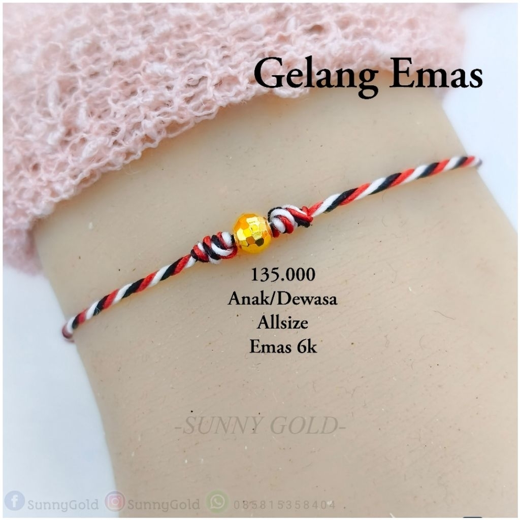 GELANG EMAS TRIDADU GOLD EMAS 6K