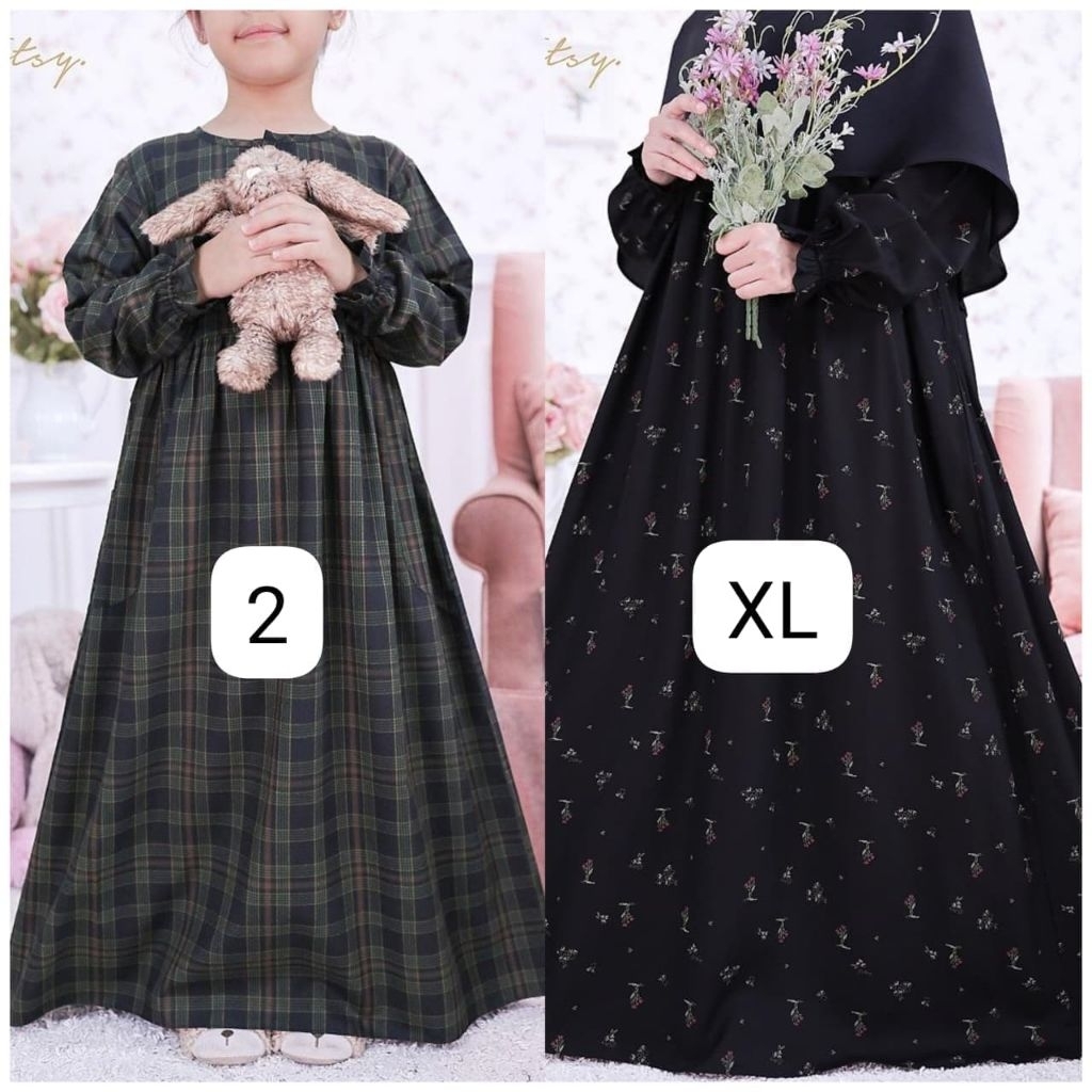ditsy official juni nightgown keelan raven black