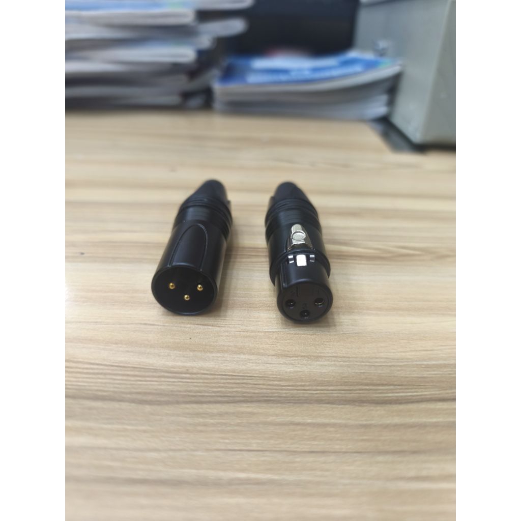jack xlr sepasang jack xlr male jack xlr female jack kabel xlr
