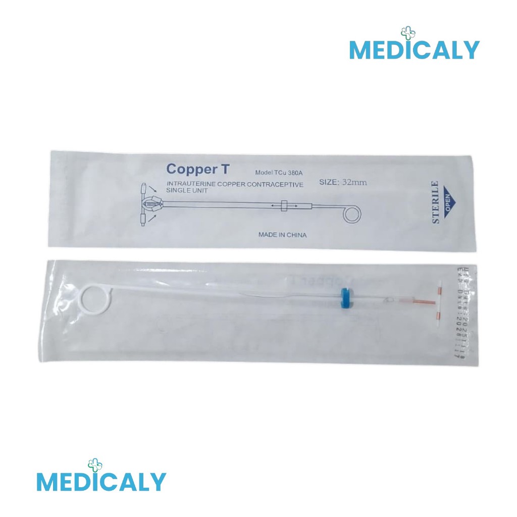 Copper T TCu 380A IUD Tembaga Non Hormonal Alat KB Jangka Panjang