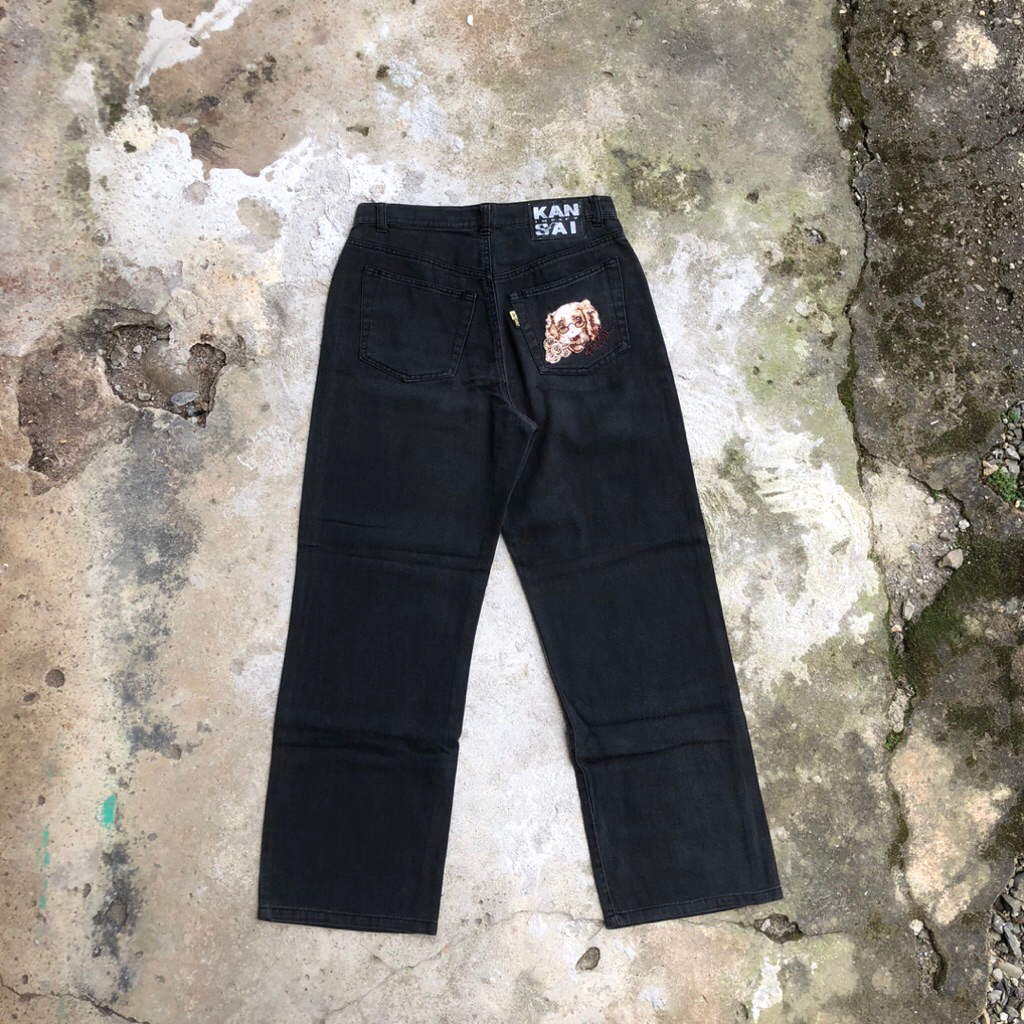 Vintage denim kansai impact dog series ( second/bekas )