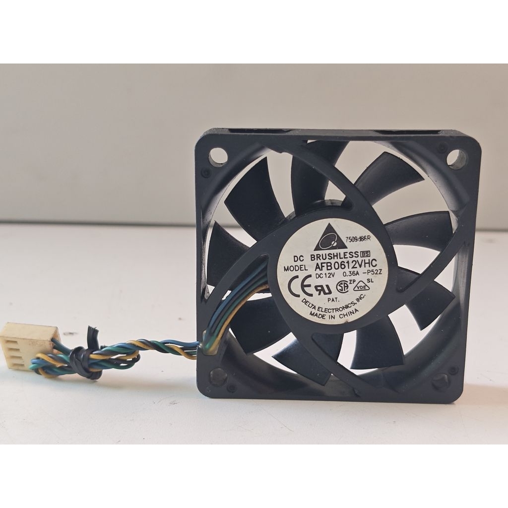 Fan kipas DELTA DC 12V-0,36A 6×6cm 4pin