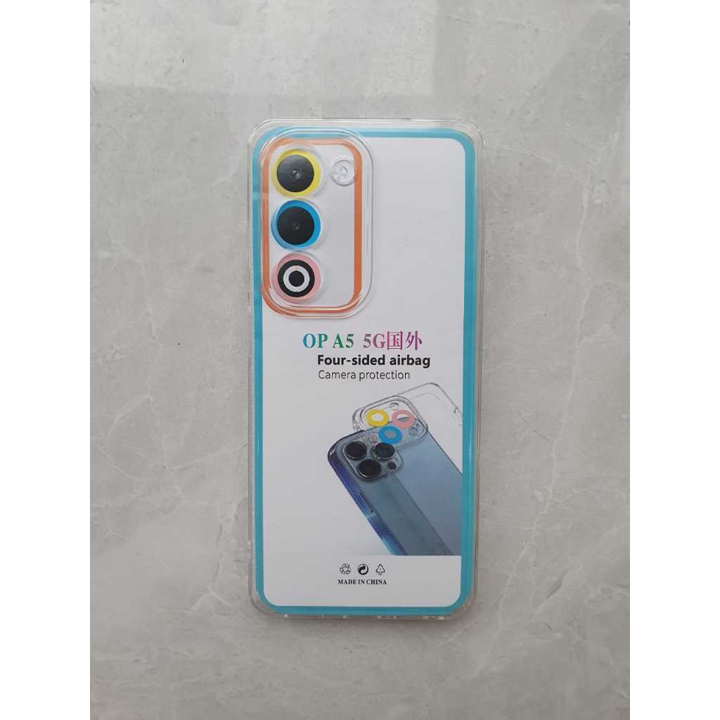 SOFTCASE BENING TRANSPARAN + PROTECT CAMERA OPPO A5 <POD>