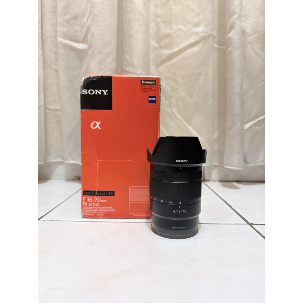 Lensa Zeiss Sony E 16-70mm F4 ZA Mulus No Box E Mount