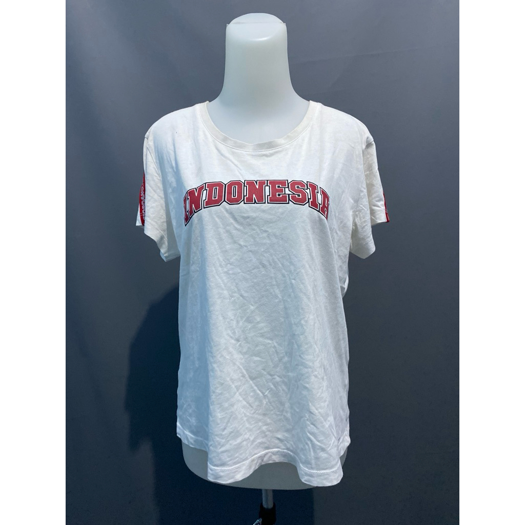 Kaos Indonesia Putih/ Monza Ai sa