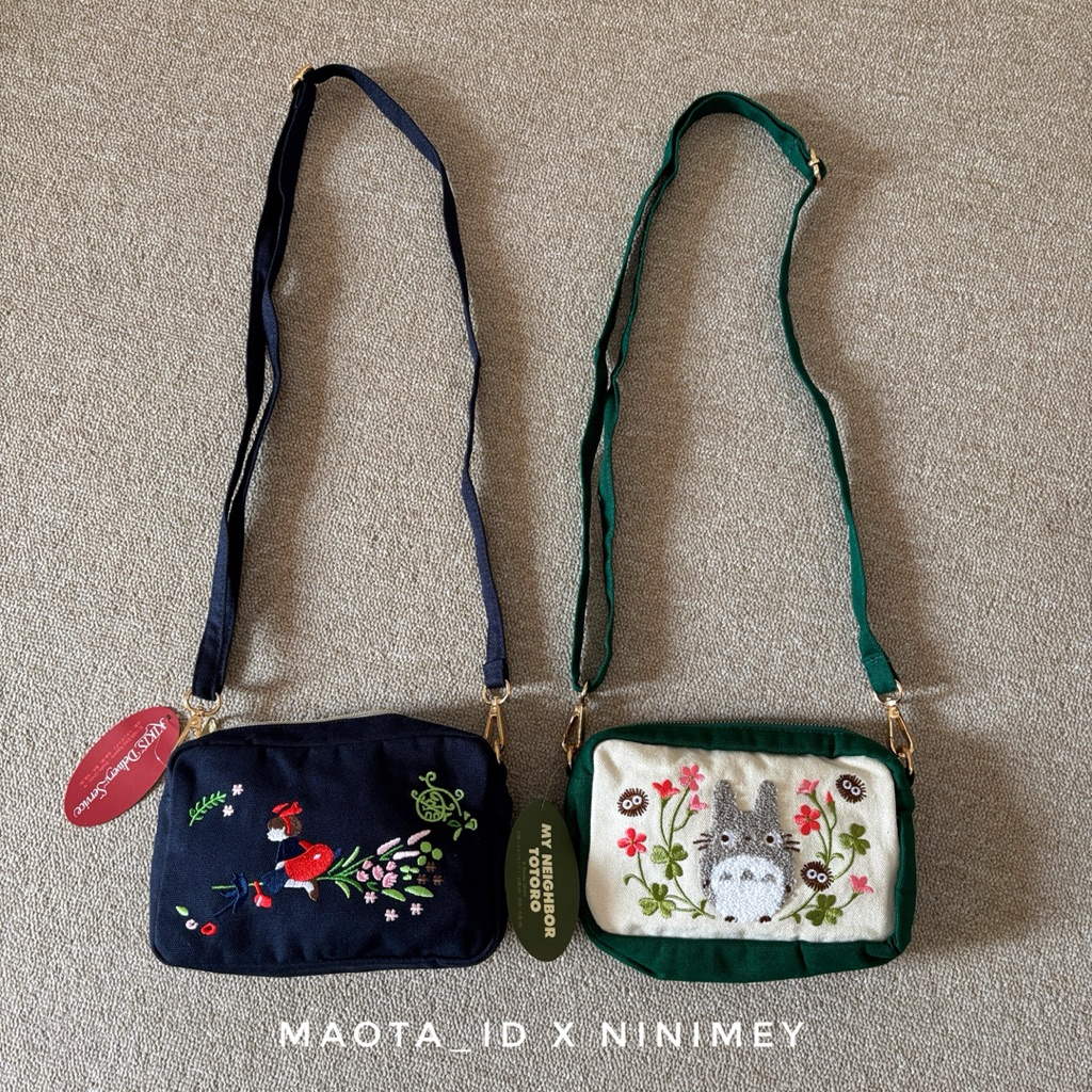 Slingbag Totoro Jiji Studio Ghibli / Tas Selempang Totoro Jiji