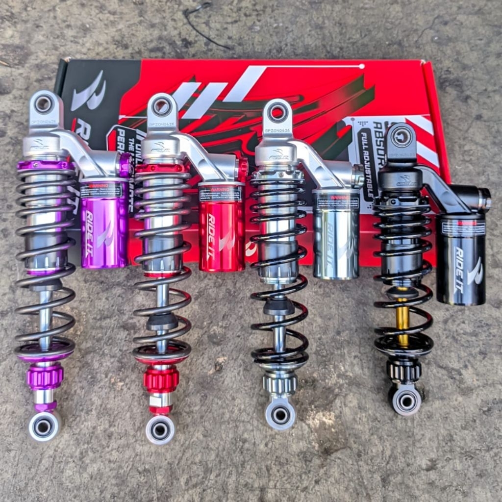 Shock Ride it Gp Zontes Bebek Jupiter z Force1 Fizr Rx King Tiger Double klik Fungsi Ori Ride it