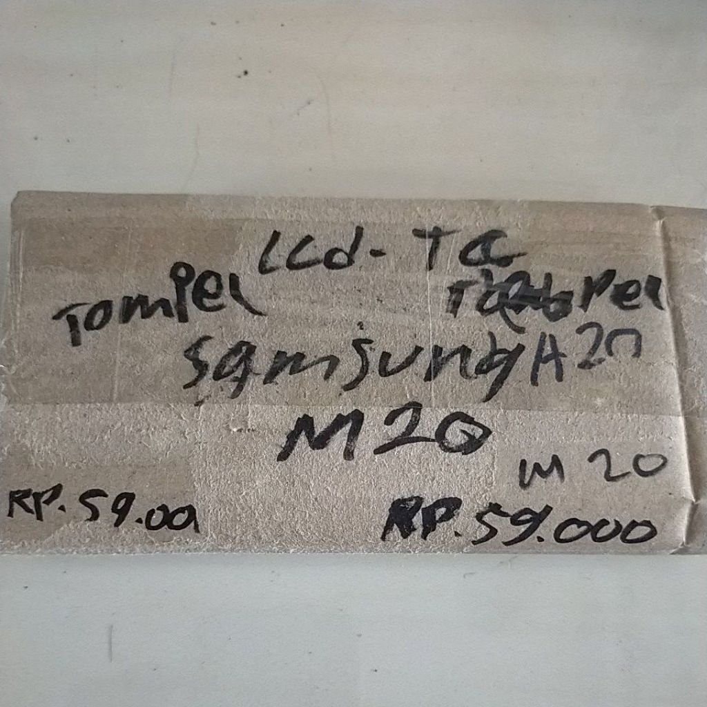 LCD TC minus Lcd Tompel Hp Samsung M20 Ori cabutan normal