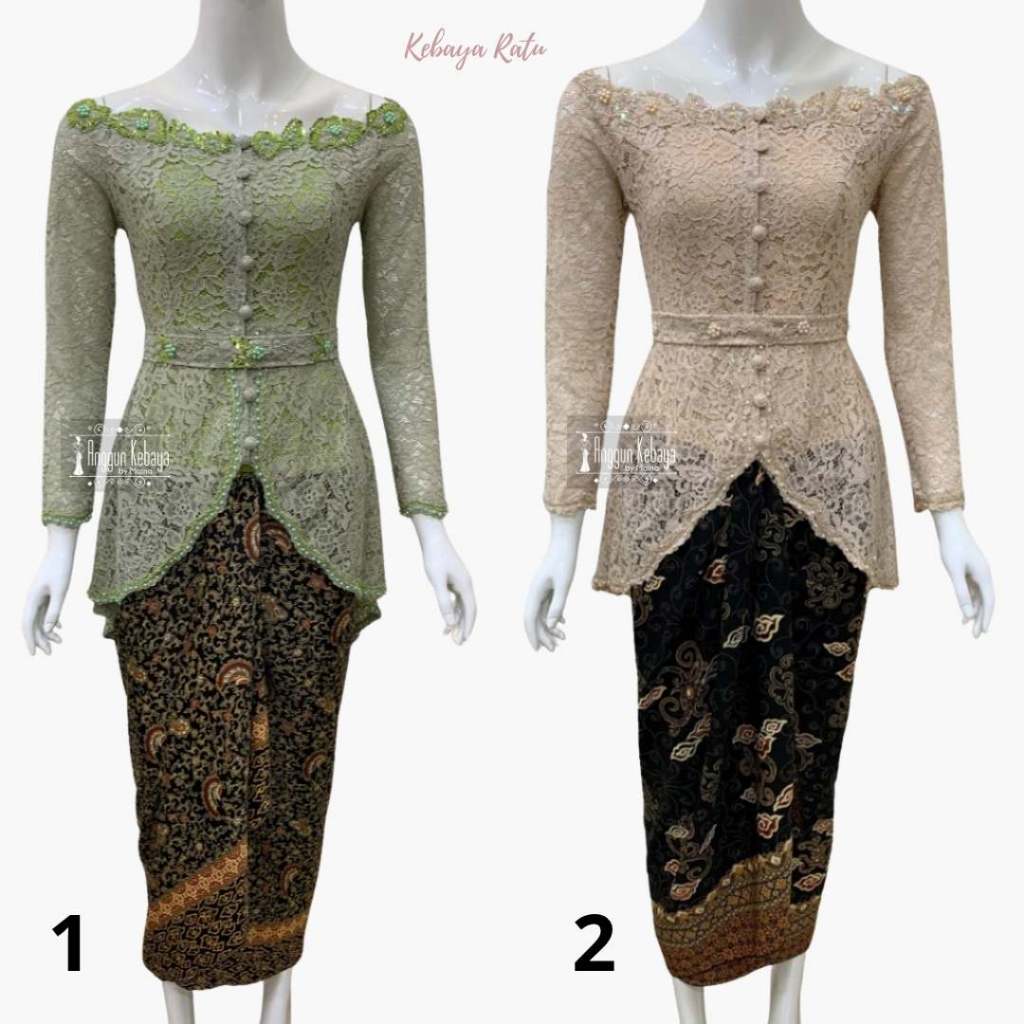 ANGGUN KEBAYA - Kebaya Sabrina Syahrini Dengan Payet Cantik dan Eksklusif | Kebaya Wisuda | Kebaya R