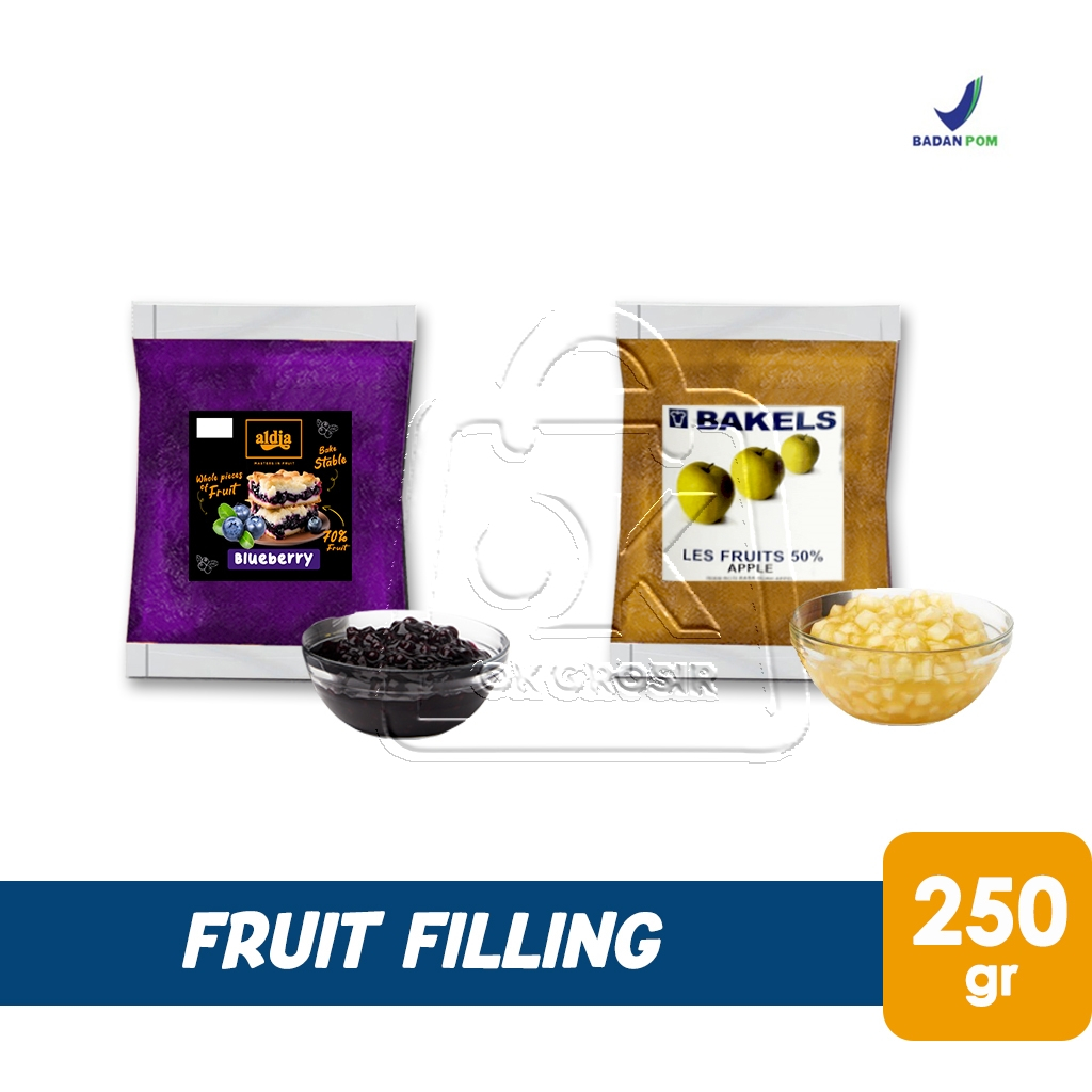 Selai Filling Buah Isian Fruit Filling Puff Pastry Pie Baking Decor Toppings Desserts (Repack 250gr)