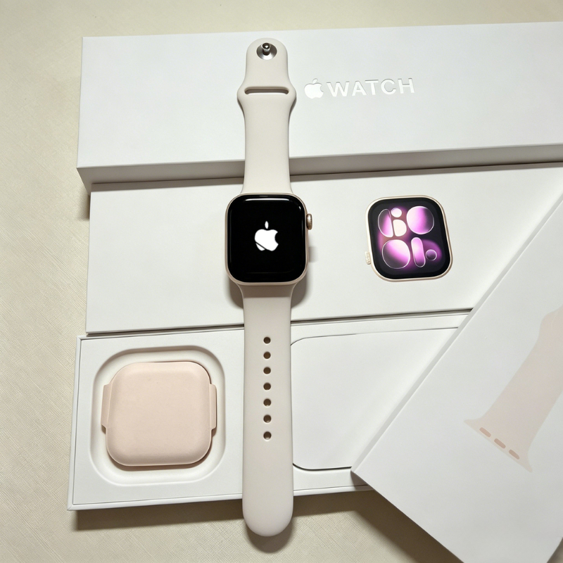 ORI 100% Apple Watch Series 11 42mm 46mm Jam tangan pintar multifungsi Model pria dan wanita IP68 Ta