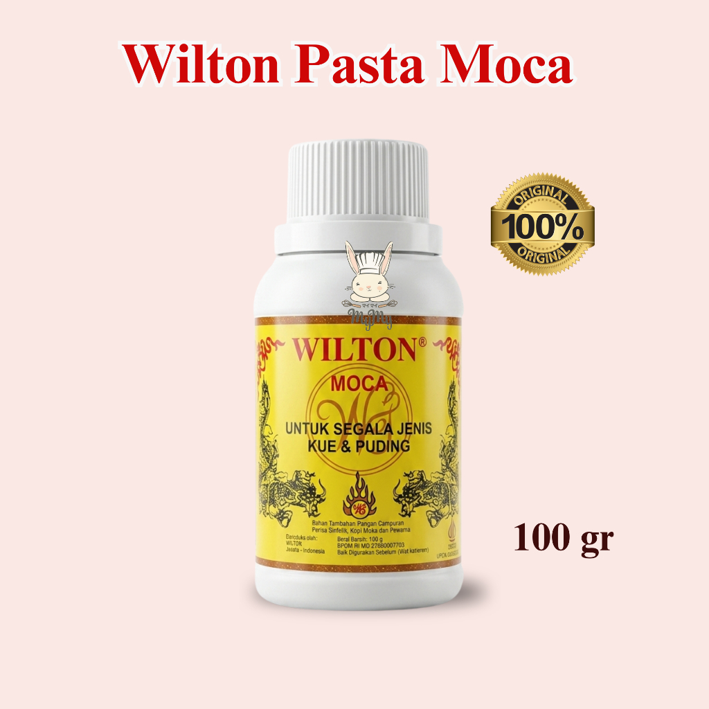 Wilton Pasta Moca 100 gr bahan Campuran Kue
