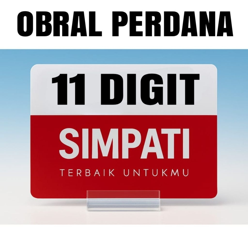 OBRAL PERDANA 11 DIGIT SIMPATI 5G 0K