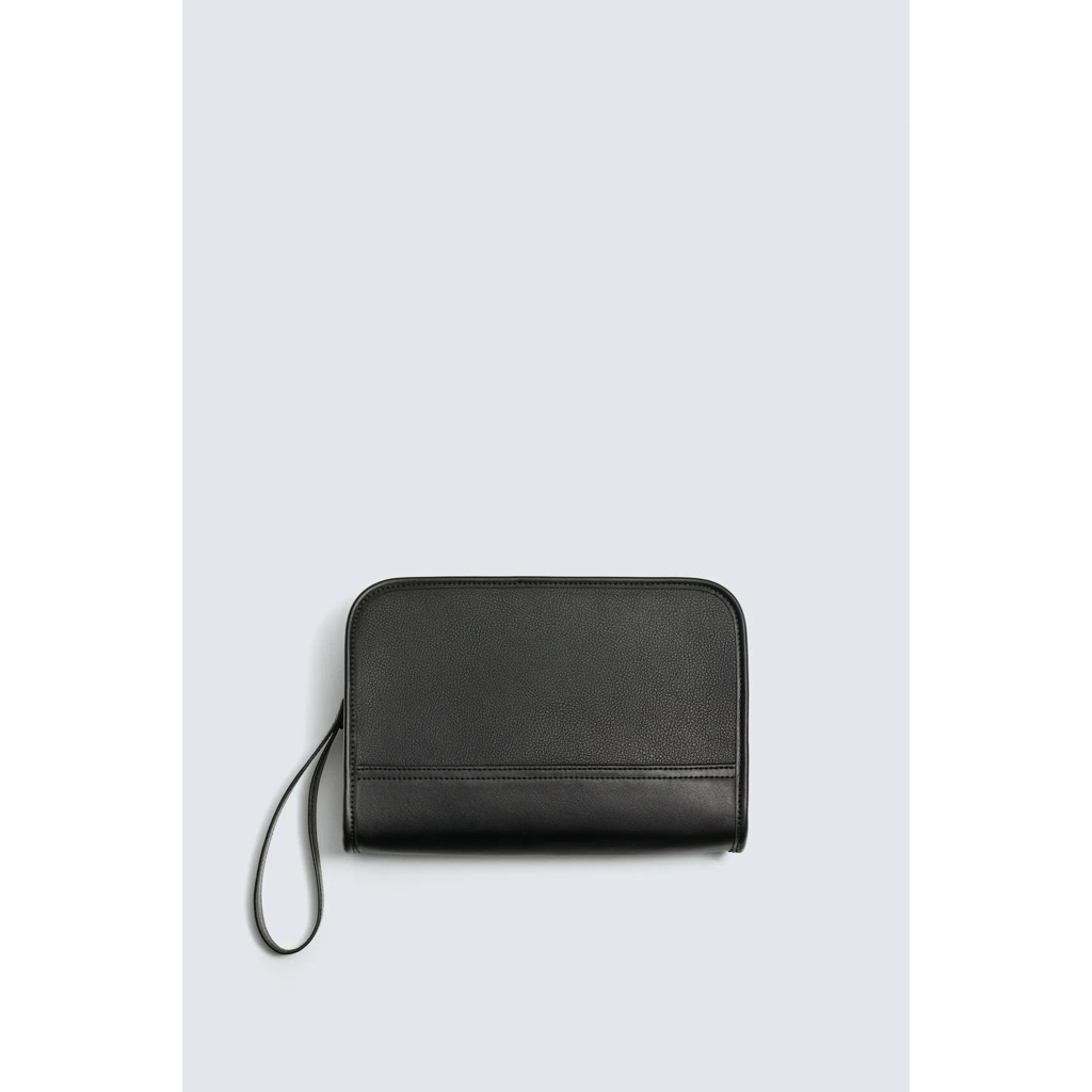 ZARA Pouch Bag / Clutch Bag Pria Casual - Black