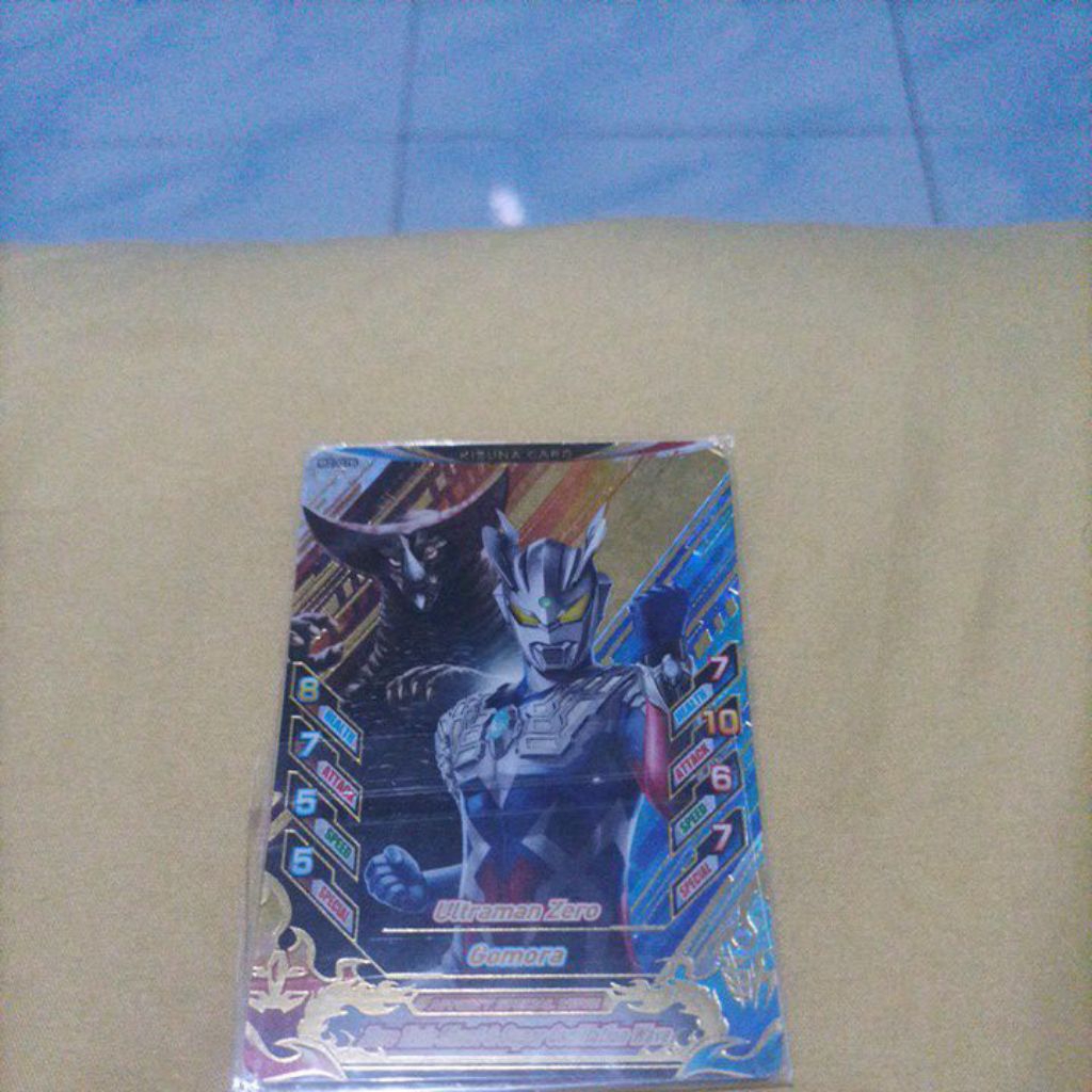 kizzuna card ultraman zero dan gomora