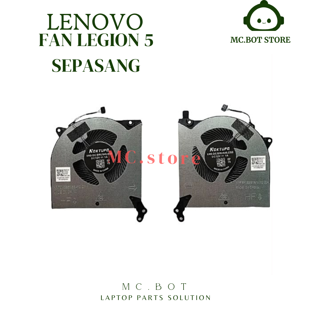 FAN LENOVO LEGION  5 pro 16ACH6H R9000P2021H RTX3060 RTX3070 Sepasang