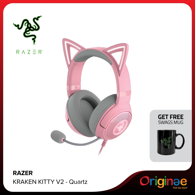 Razer Kraken Kitty V3 X V3XQuartz - Gaming Headset Wired