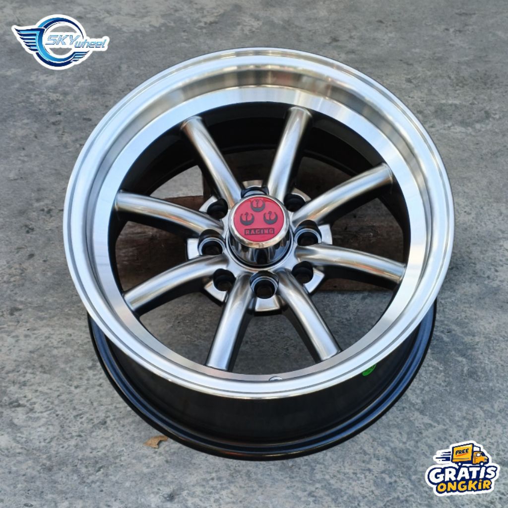 Velg Rally Watanabe R14 Speck Kijang LGX Avanza Xenia Livina Brio Agya Calya Ayla Yaris Sigra Ignis 