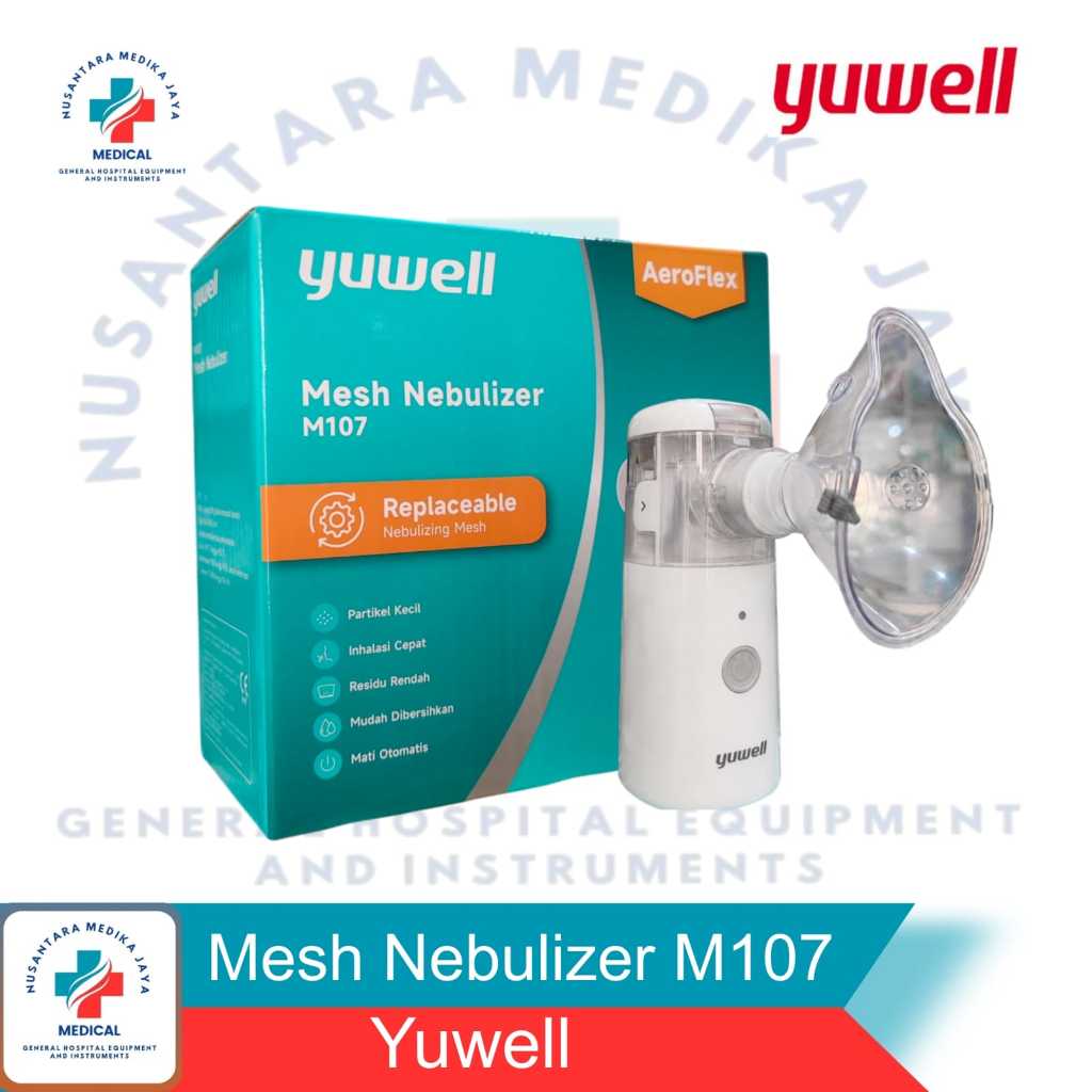 YUWELL - Mesh Nebulizer M107 / Yuwell AeroFlex Mesh Nebulizer M107