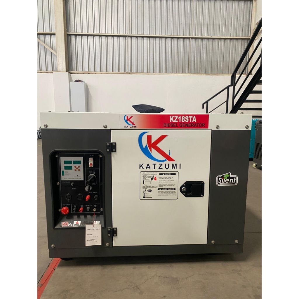 Genset Katzumi 15kva 12000watt 1 phase kz18sta