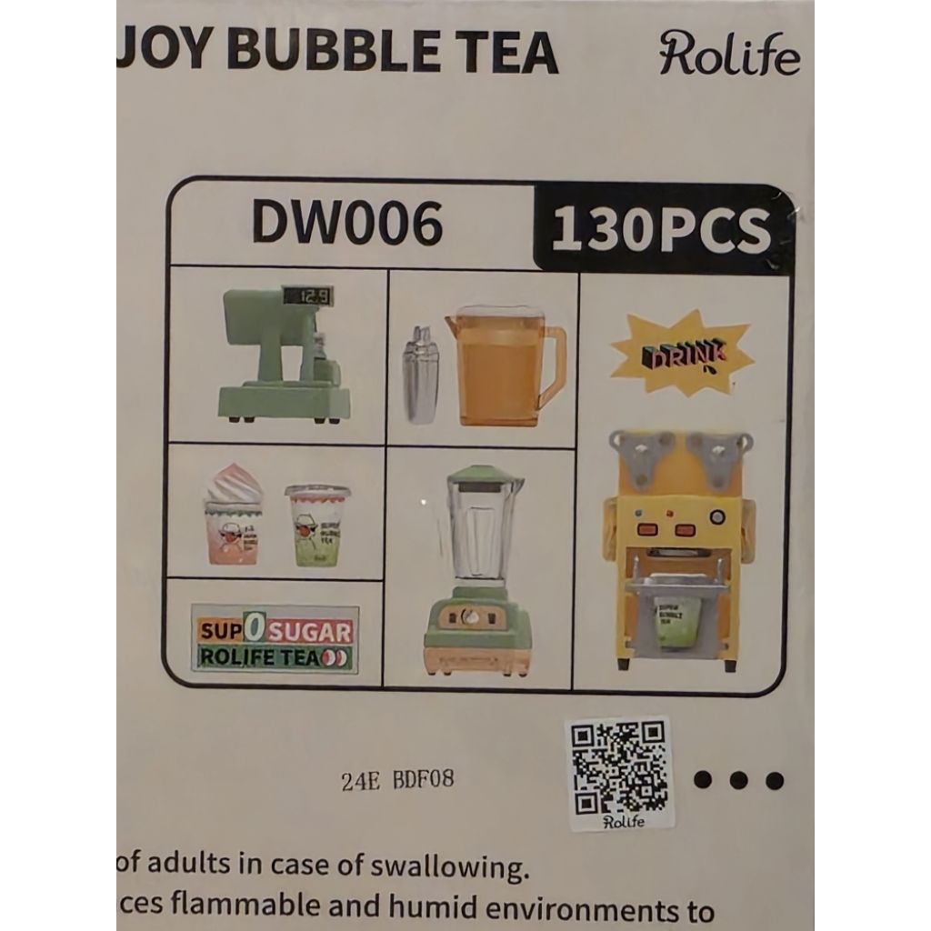 ROLIFE Robotime Rolife DW006 - Super Creator - Double Joy Bubble Tea